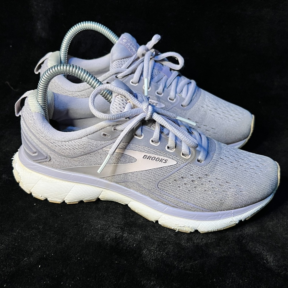 Brooks Transmit 3 1203501B542 Womens 6.5 Running Shoes Lavender Athletic Sneaker - Picture 3 of 9